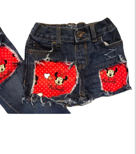 Minnie mouse denim deals shorts