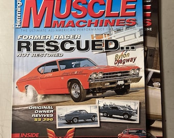 HEMMINGS MUSCLE MACHINES Magazines. 2 Issues From 2013. Good Condition.