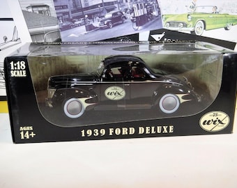 1939 FORD COUPE 1/18 Scale Replica From Maisto, Depicts Wix Filers 75th Anniversary, New In Box