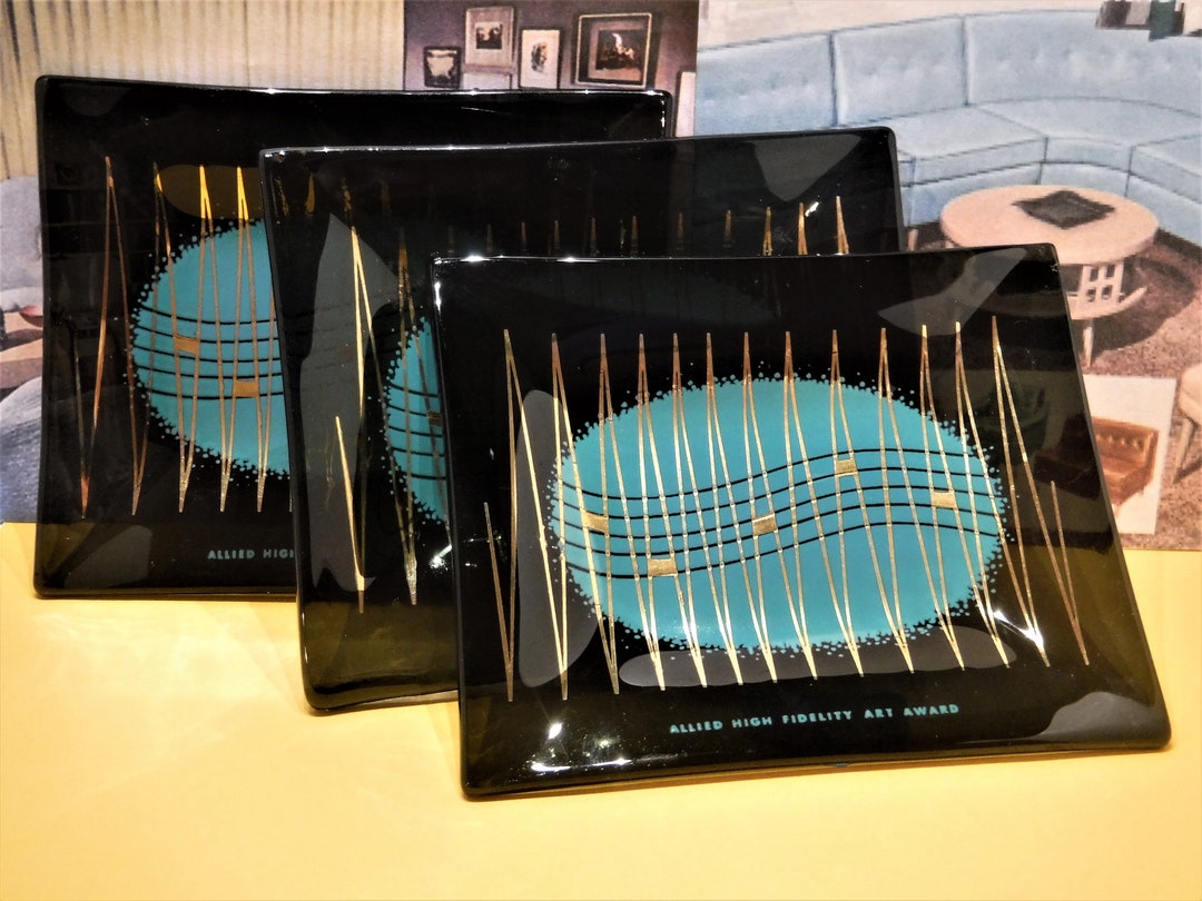 ASHTRAYS COLLECTIBLE RETRO From the 50s or 60s Pebbled Etsy