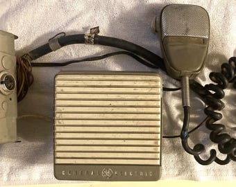 GENERAL ELECTRIC MASTR Executive I I Radio Head, Speaker & Microphone. Incomplete.