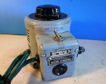 FISHER SCIENTIFIC POWERSTAT A C Voltage Transformer, Type 216B, Variable Voltage
