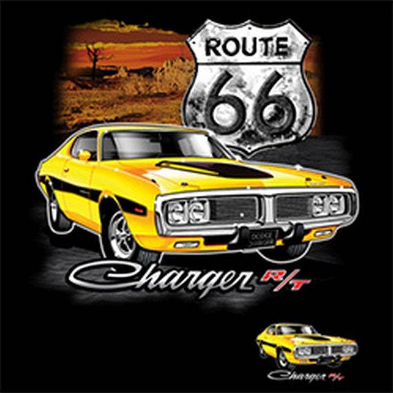 Dodge Charger /'66 Long Sleeve T-Shirt American Classic Muscle Car Tee