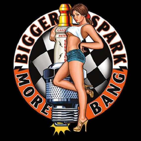 Bigger Spark More Bang Adult Unisex Quality Short Sleeve Car T Etsy