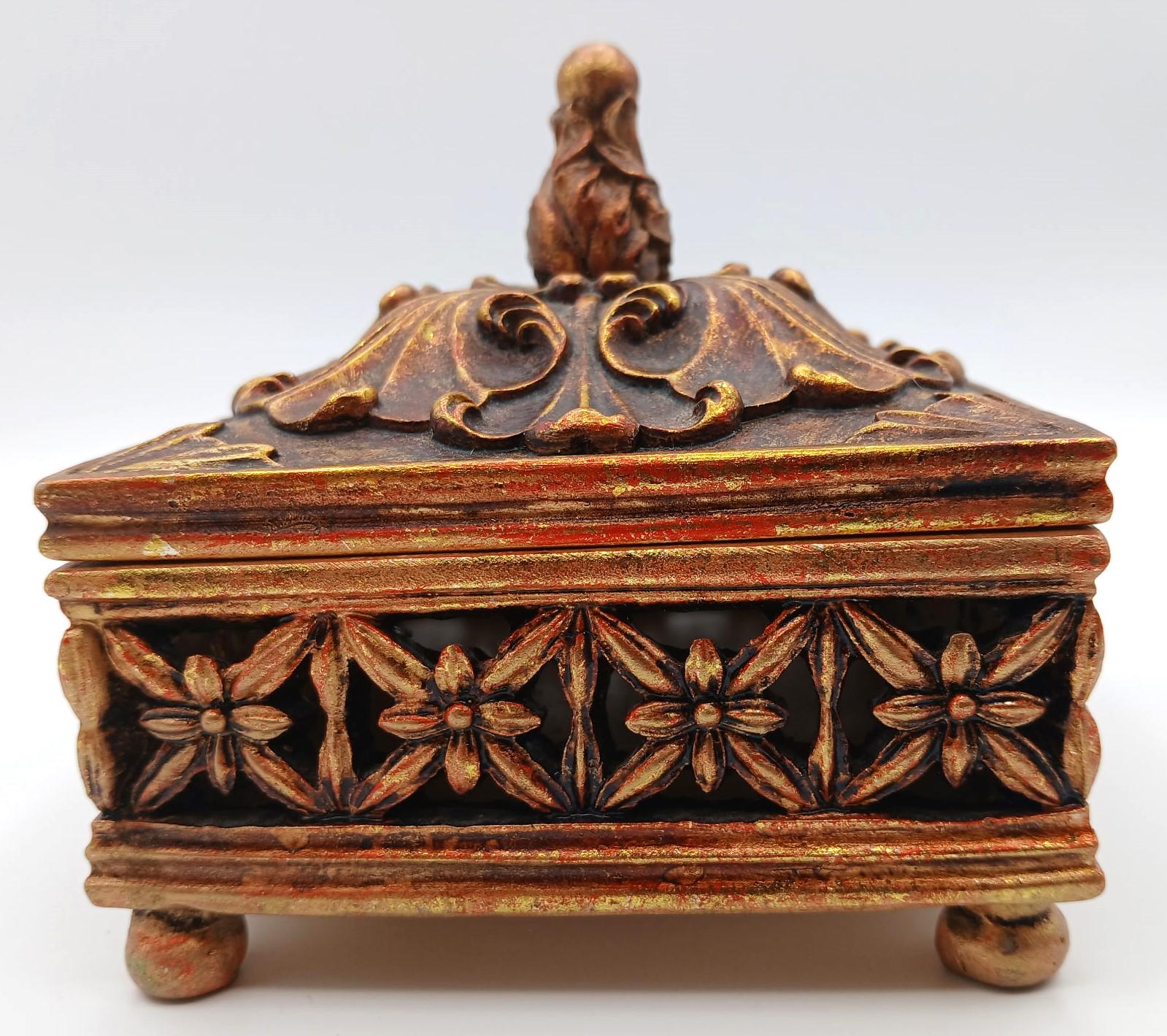 Trinket Box Victorian Gold - Etsy