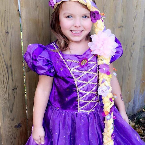 Tangled Rapunzel Headpiece, hair, wig, plait, braid, Disney, Princess, dress-up, costume