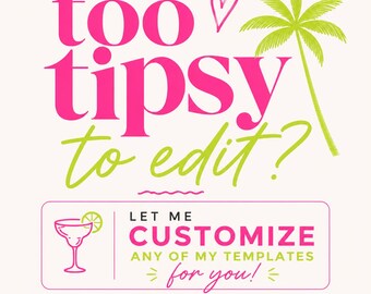 Too Tipsy - Redigeringstjänst för inbjudningar