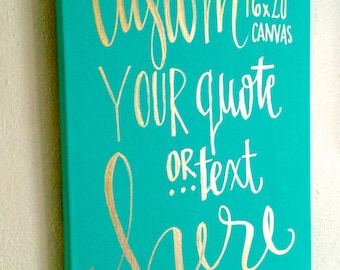 canvas quotes etsy