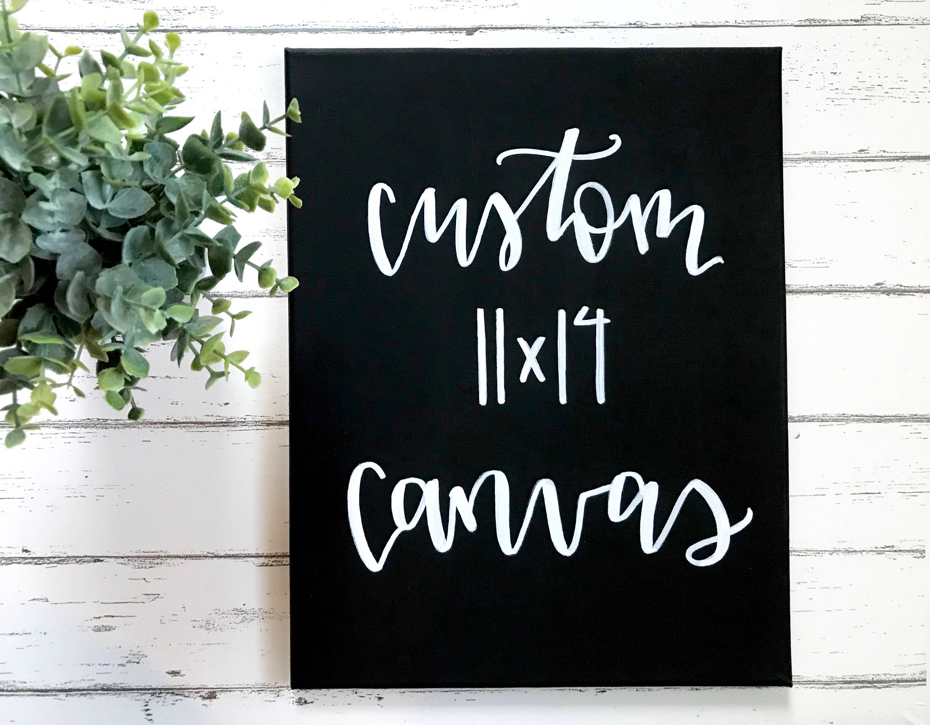 Custom Quote Canvas Custom Wall Art Quotes on Canvas Custom Etsy