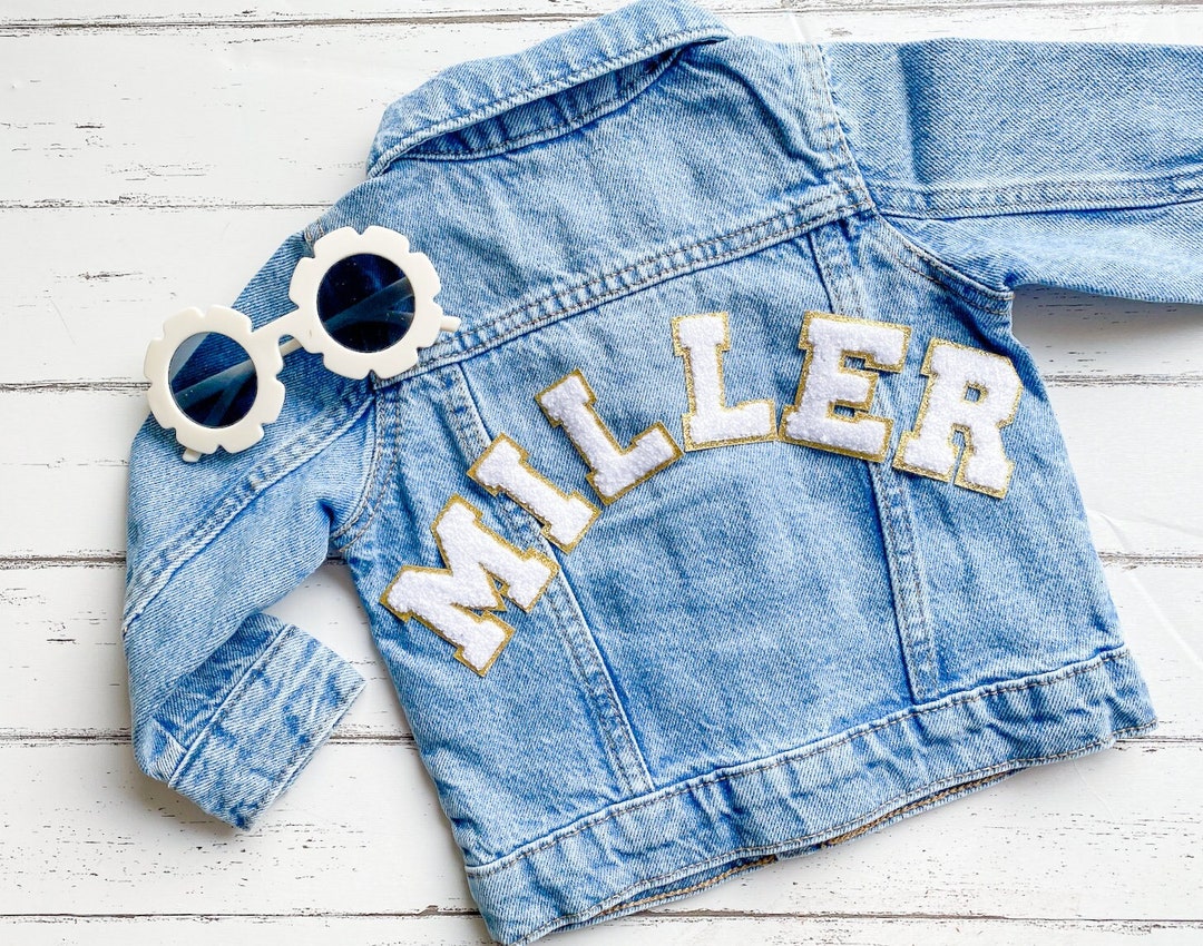Personalized Jean Jacket, Baby Denim Jacket, Custom Jean Jacket