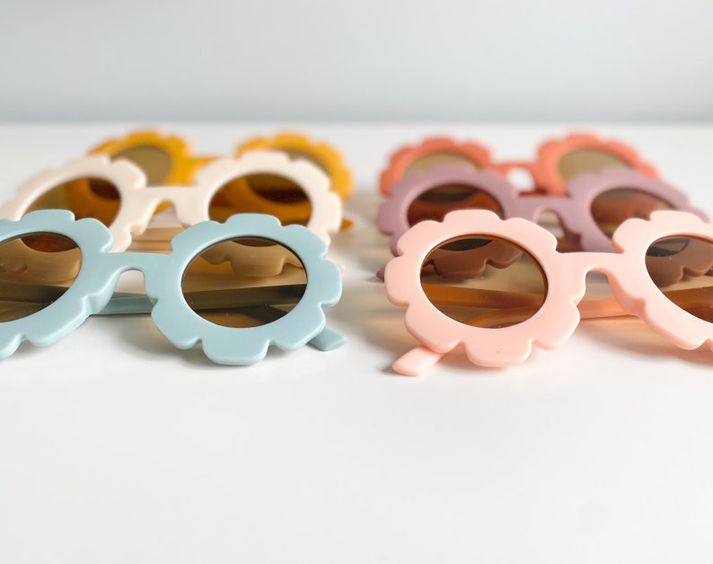 Personalized Daisy Sunglasses Toddler Flower Sunglasses Baby Etsy