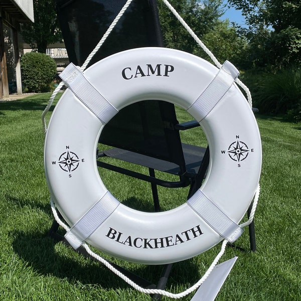 Personalized Boat Life Rings Etsy