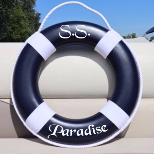 Custom Life Ring Nautical Decor Custom Life Ring Gift for Etsy