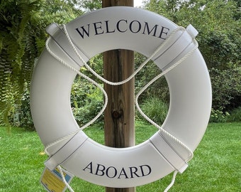 Decorative Life Ring - Display Life Ring | Custom Boat Decor | Personalized Life Ring - Boat Gift - Life Ring - Custom Life Ring