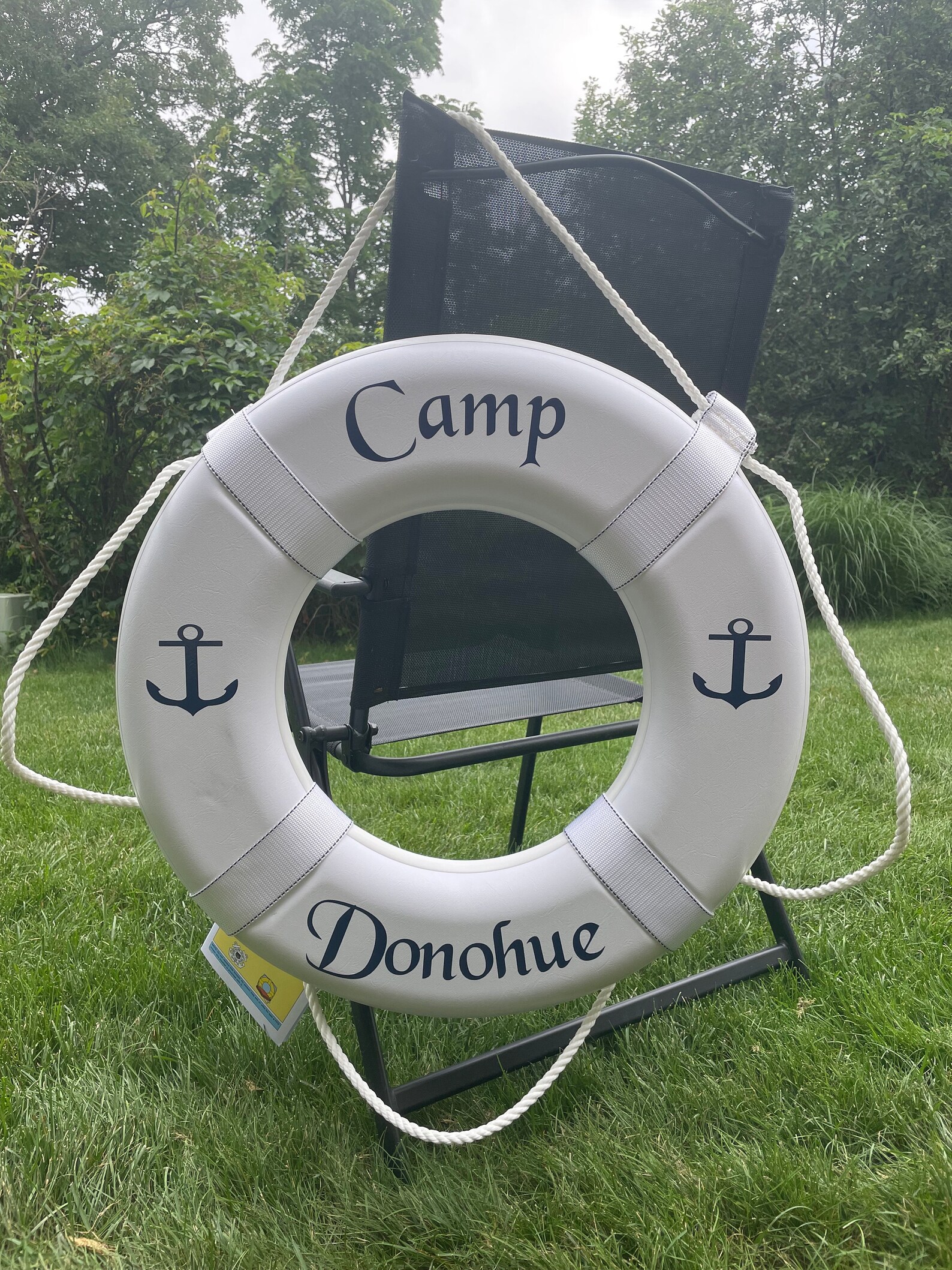 USCG Approved Life Ring custom last name life ring With Etsy