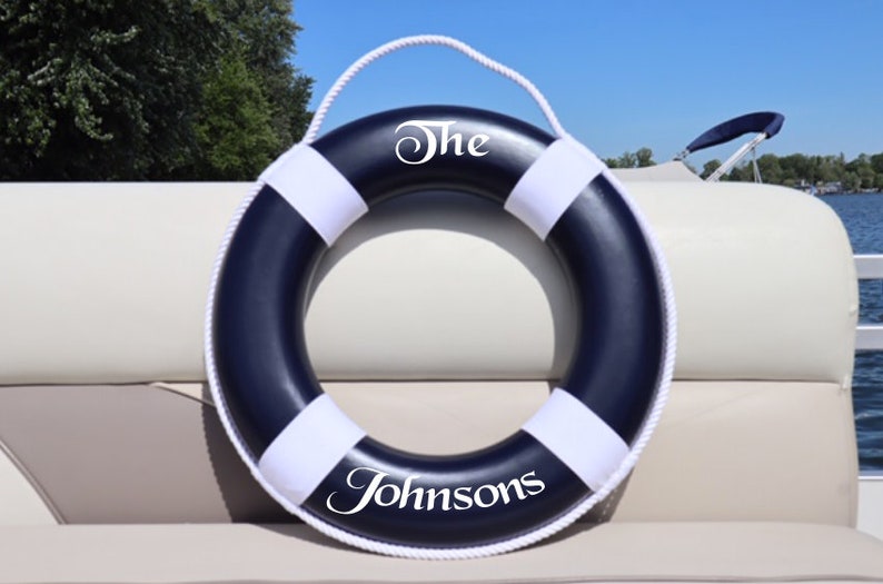 Personalized Life Ring Nautical Decor Nautical Gift Boat Etsy