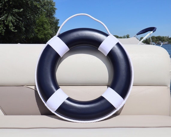 Amazon.com : Pool Life Ring 20.5 in,Life Preserver Ring Foam Buoys-Ring  Buoy with RopeTape,Blue : Sports & Outdoors