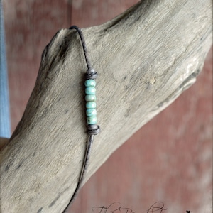 Cutie Picasso Bead and Leather Anklets, Bracelets, Chokers