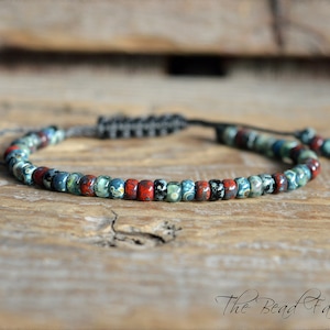 Adjustable Yoga Style Hippie Bracelet with Miyuki 6/0 Glass Seed Beads