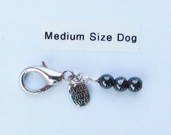 Hematite Healing Crystal Charms for Pets