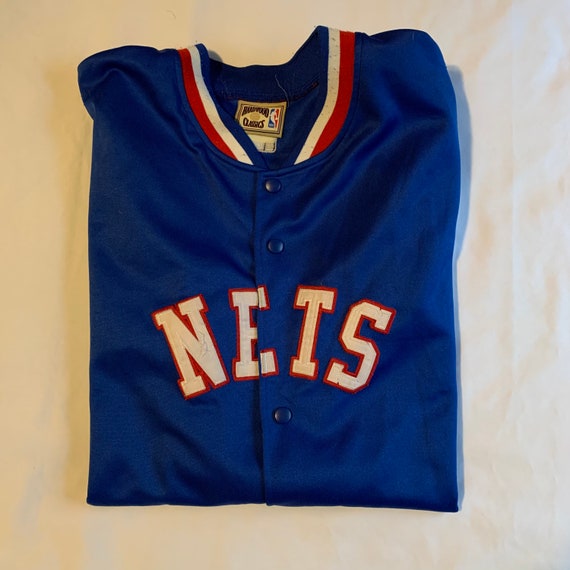 Vintage New Jersey Nets Warm Up Jersey, Basketball