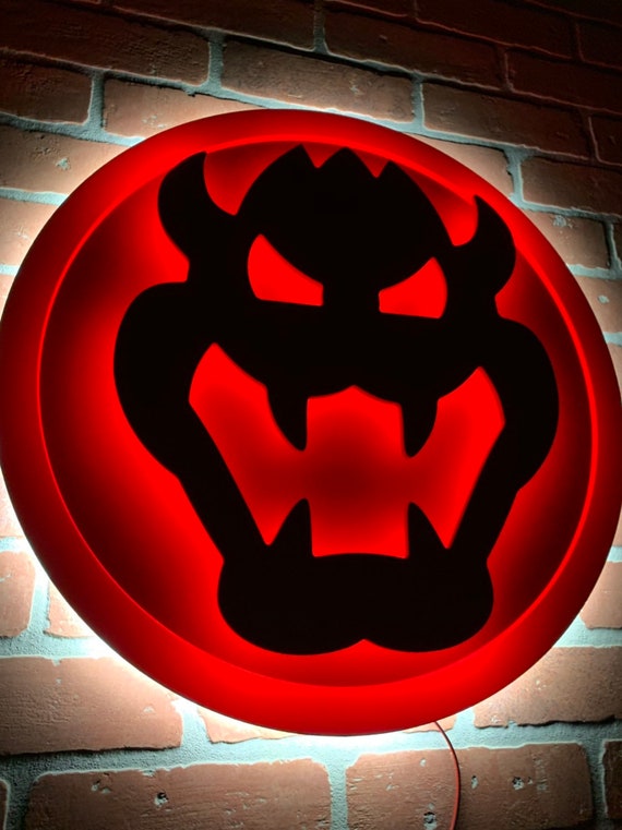 Bowser Like a Boss Jurassic Park Color Sticker