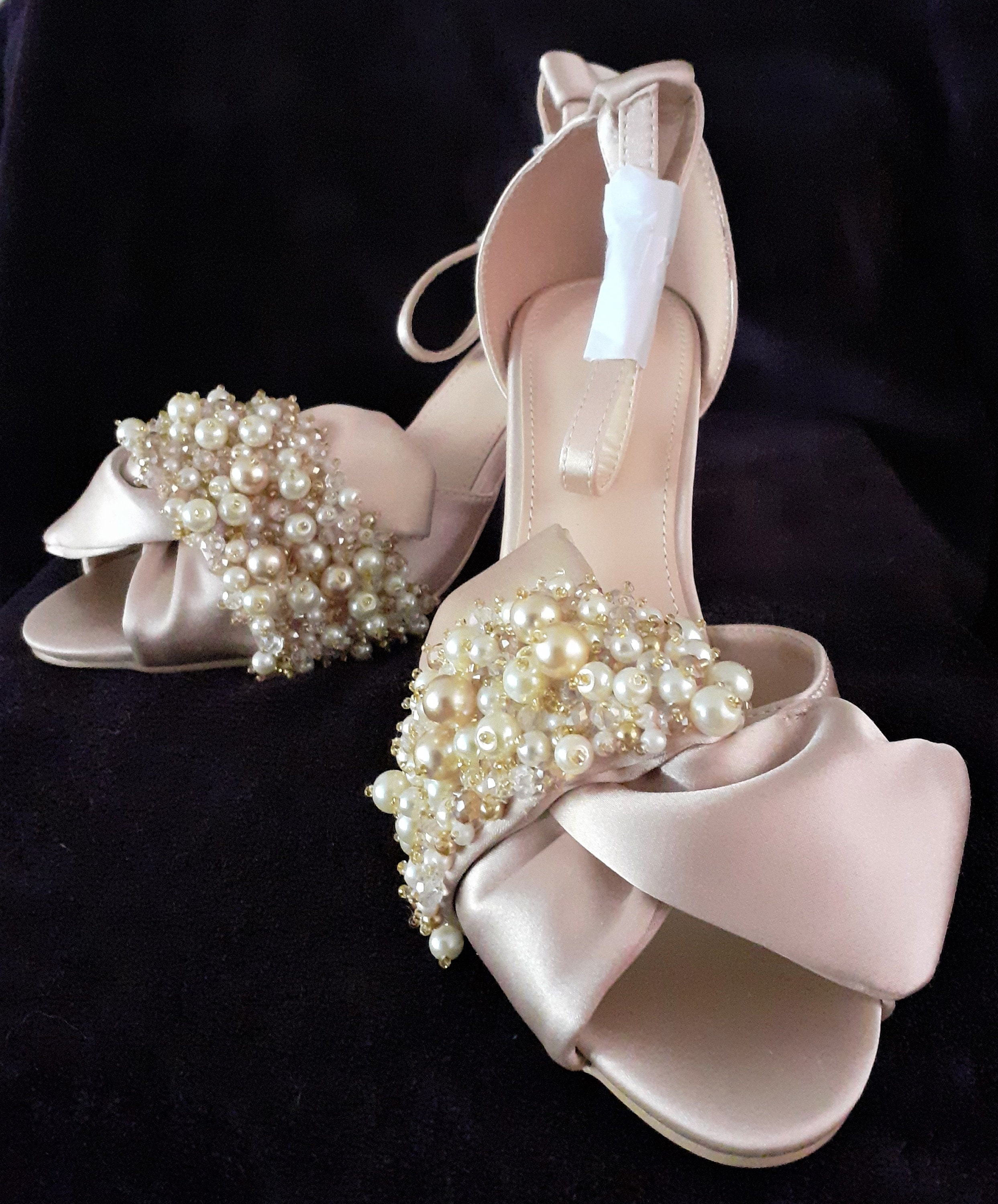 Champagne Sandals Etsy UK