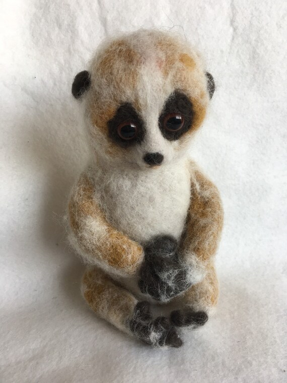 Baby Slow Loris Ooak Soft Sculpture Gift Etsy