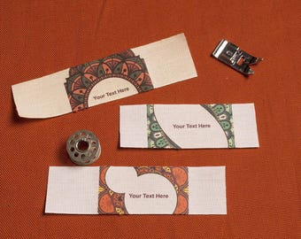 Custom clothing tag oriental cotton