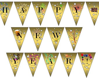 Printable Banner - "Happy New Year!" Downloadable Banner