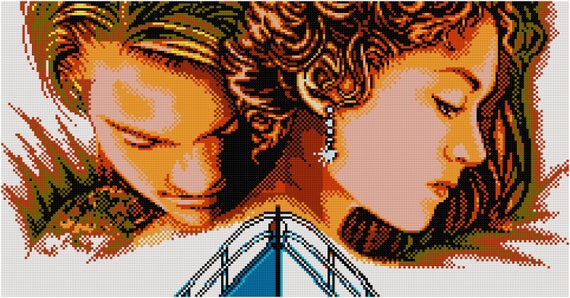 Titanic Cross Stitch Chart