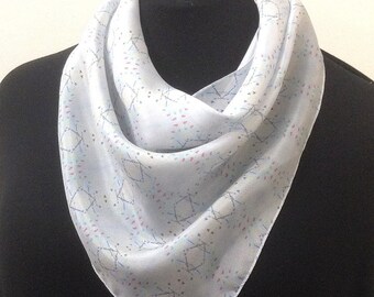Luxurious Silk Cowl Scarf - Tour Boat