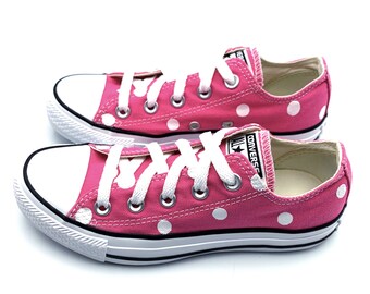 pink polka dot converse