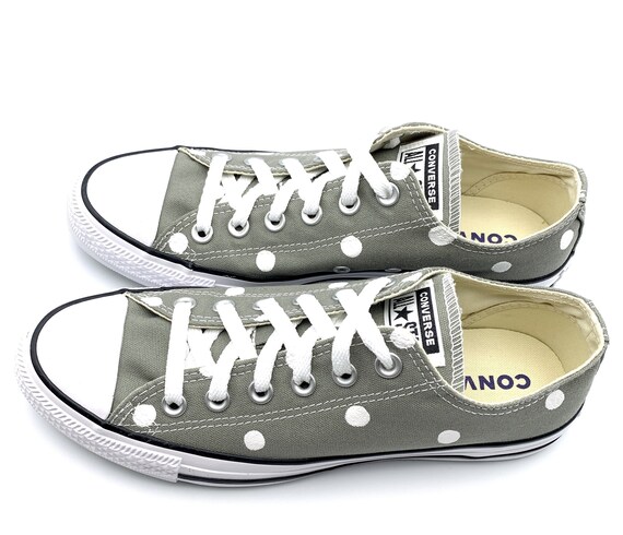 dark green converse shoes