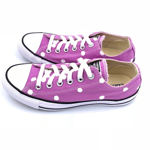purple converse womens size 8