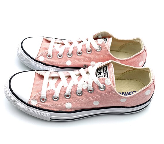 pink converse womens size 8