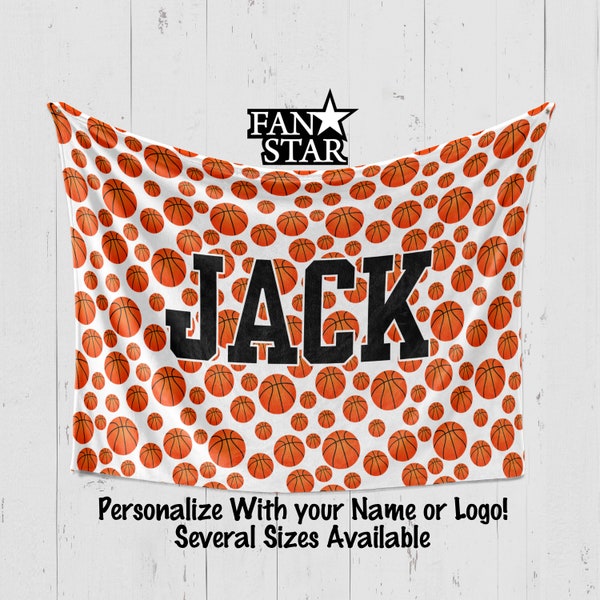 Basketball Blanket Etsy
