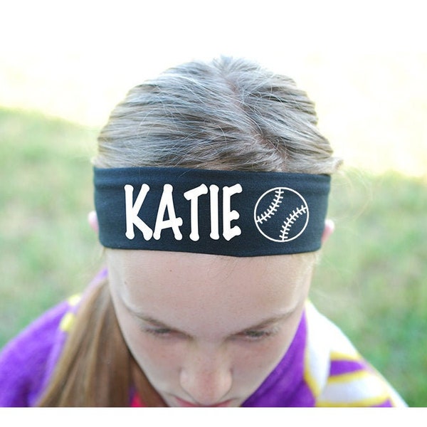 Softball Headband Etsy