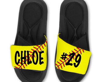 custom slip on sandals