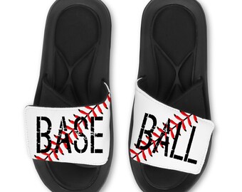 etsy baseball flip flops