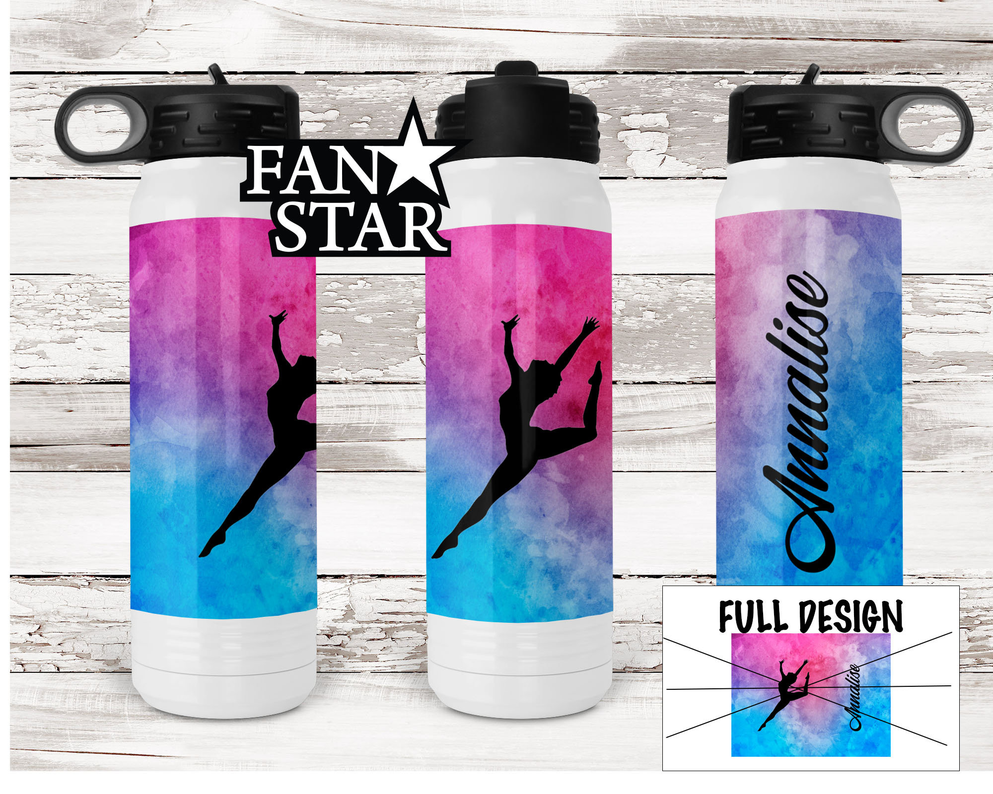 Gymnastics Water Bottle Gymnastics Gifts Gymnast Water Bottle Personalized Water  Bottle Kids Water Bottle Teen Gift Gymnast Gift 