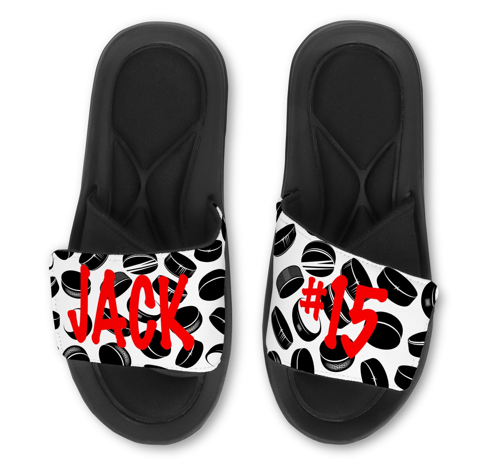 personalized hockey slides