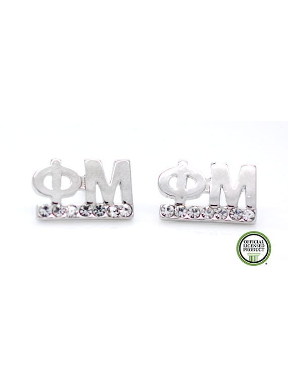 Pi Beta Phi Sorority Wine Colored Crystal Rhodium Plated Necklace Jewelry Lil Big Gift