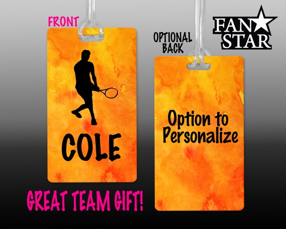 Personalized Tennis Bag Tag for Luggage 