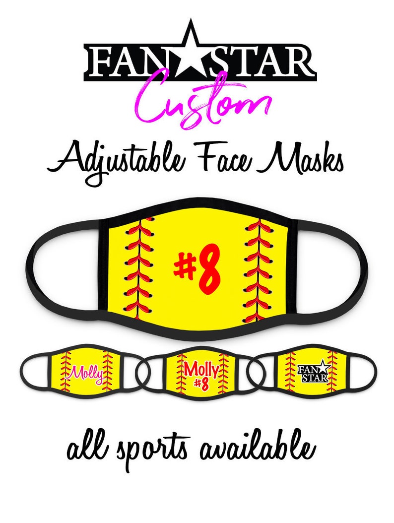 Custom Softball Face Mask Team Fastpitch Mask Kids and Etsy