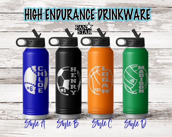 Sports Enthusiast Personalized 20 Sports 20 oz. Water Bottle