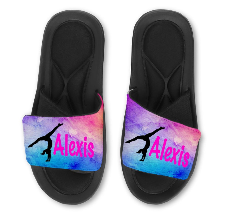 Personalized Custom Dancer Slides Flip Flops Sandals With Etsy