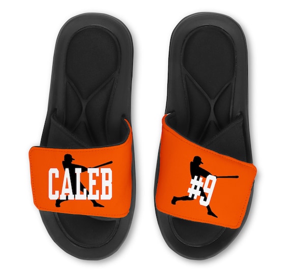 etsy baseball flip flops