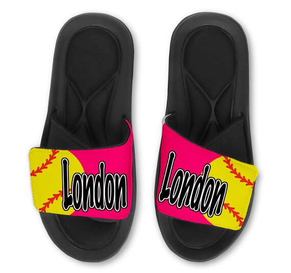 Softball slides deals sandals