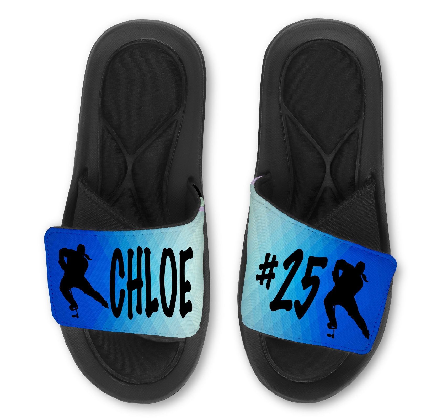 personalized hockey slides